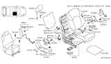 Diagram for 2014 Nissan Juke Seat Cover - 87320-3YM8A