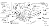 Diagram for Nissan 720 Pickup Oil Pressure Switch - 25240-89902