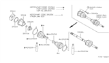 Diagram for 1983 Nissan 720 Pickup Axle Shaft - C9101-50W00