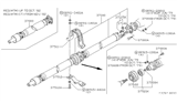 Diagram for 1986 Nissan 720 Pickup Drive Shaft - 37000-19W15