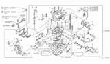 Diagram for 1984 Nissan 720 Pickup Carburetor - 16010-10W01