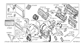 Diagram for Nissan Sentra Blower Motor - 27225-ET00A
