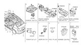 Diagram for 2011 Nissan Sentra Power Window Switch - 25411-ED03A