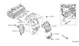Diagram for 2008 Nissan Versa Exhaust Manifold Gasket - 14036-ED800