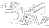 Diagram for Nissan Sentra Cam Gear - 13025-JA00A