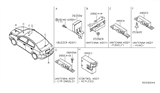 Diagram for Nissan Sentra Antenna - 285E4-EG020