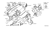 Diagram for 2010 Nissan Sentra Instrument Cluster - 68250-ZT50C