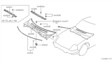 Diagram for Nissan 280ZX Hood Latch - 65631-P7102