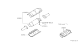 Diagram for 1980 Nissan 280ZX Catalytic Converter - 20802-P9000