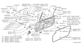 Diagram for Nissan 280ZX Body Mount Hole Plug - 80840-21001