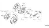 Diagram for 1984 Nissan 300ZX Pressure Plate - 30210-P9500