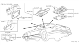 Diagram for 1981 Nissan 280ZX Dome Light - 26410-01A10