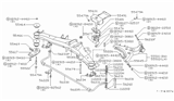 Diagram for Nissan 280ZX Sway Bar Bushing - 54613-66000
