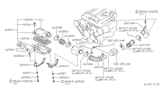 Diagram for 1987 Nissan 300ZX Air Duct - 16578-11P00