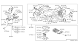 Diagram for 1987 Nissan 300ZX Seat Motor - 87631-19P10