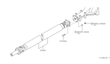 Diagram for 1988 Nissan 300ZX Drive Shaft - 37000-01P14