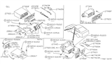 Diagram for 1985 Nissan 300ZX Antenna Cable - 28242-04P01