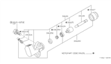 Diagram for Nissan 720 Pickup Clutch Slave Repair Kit - 30622-J2025