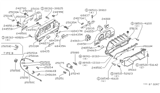 Diagram for Nissan 300ZX Instrument Cluster - 24820-21P01