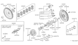 Diagram for Nissan 300ZX Flywheel Ring Gear - 12312-V5010