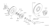 Diagram for 1987 Nissan 300ZX Wheel Seal - 40232-41L00