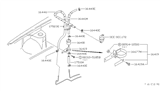 Diagram for 1983 Nissan 720 Pickup Fuel Line Clamps - 17111-E3400