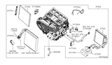 Diagram for 2011 Nissan Maxima Cabin Air Filter - 27277-JA00A