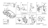 Diagram for 2012 Nissan Altima Steering Angle Sensor - 47945-ZX00A
