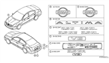 Diagram for 2013 Nissan Altima Emblem - 62890-JA000