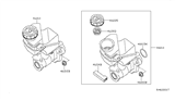 Diagram for 2013 Nissan Maxima Brake Master Cylinder Reservoir - 46010-JA02A