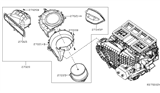 Diagram for 2014 Nissan Maxima Blower Motor - 27200-JA000
