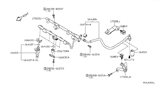 Diagram for 2011 Nissan Altima Fuel Injector - 16600-JA00A