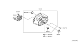 Diagram for Nissan Bellhousing - 30400-JA61A