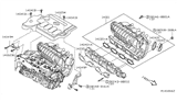 Diagram for 2008 Nissan Altima Intake Manifold Gasket - 14035-JA00A