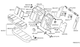Diagram for 2011 Nissan Altima Seat Cushion - 88300-ZX20C