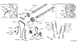 Diagram for Nissan NV Timing Chain Guide - 13085-1KC3A