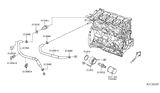Diagram for 2021 Nissan NV Engine Oil Cooler - 21305-JD02C