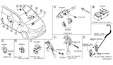 Diagram for 2015 Nissan NV Turn Signal Switch - 25560-1HL0A
