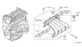 Diagram for 2014 Nissan NV Intake Manifold - 14001-ZJ80A