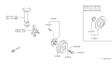 Diagram for Nissan Sentra Brake Drum - 43206-50Y10