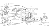 Diagram for 1998 Nissan Sentra Battery Cable - 24080-50Y01