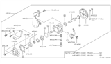 Diagram for Nissan Sentra Power Steering Pump - 49110-52Y00