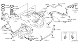 Diagram for 2006 Nissan Murano Fuel Line Clamps - 16439-7S000