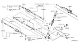 Diagram for 2003 Nissan Murano Rack And Pinion - 49271-CA000