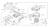 Diagram for Nissan Blower Motor - 27225-JK60B