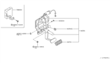Diagram for 2003 Nissan Murano Brake Pedal - 46501-CA015