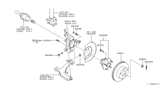 Diagram for 2005 Nissan Murano Steering Knuckle - 40014-CN000