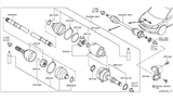 Diagram for Nissan Murano CV Joint - 38230-CA000