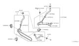 Diagram for Nissan Murano Power Steering Hose - 49725-9Y010