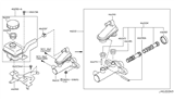 Diagram for 2006 Nissan Murano Master Cylinder Repair Kit - 46011-1E486